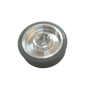 Piezas de rodillo de rueda de goma de silicona de poliuretano uretano <span class=keywords><strong>PU</strong></span> de precisión de buena calidad personalizadas OEM - Product Image 5
