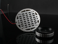 PLD-9790-7.4mm-Ag Driver planaire à diaphragme argenté N50 à double aimant 7-10 Ohm Faible THD 1% Unité de casque HiFi DIY
