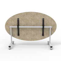 MUOSEN espace de travail ovale pliant mobilier de bureau bureau salle de réunion bureau salle de formation table poste de travail exécutif