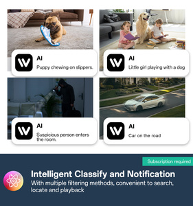 Giá rẻ 3MP trong nhà thông minh CCTV mạng không dây Camera An Ninh với hai chiều âm thanh mini PTZ bé màn hình - Product Image 4