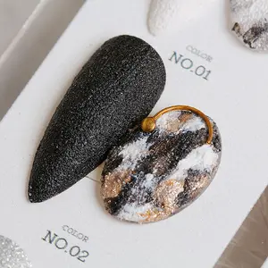 Ydc Gel bán buôn OEM nhãn hiệu riêng 3D Nail Art thạch cao cao nhất quán cao sơn móng tay Gel đánh bóng