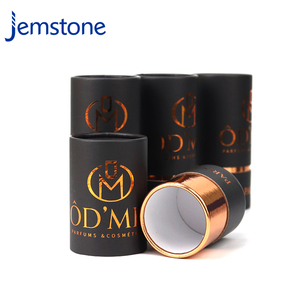 Bouteilles cosmétiques en papier kraft recyclé et recyclable de taille personnalisée avec impression dorée, emballage en tube de papier - Product Image 3