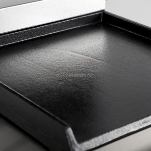 Thương mại điện không dính thép không gỉ bảng duy nhất áp lực phẳng tấm Panini nướng cao su bền xử lý điều kiện mới - Product Image 3