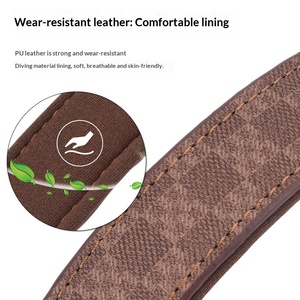 Retro luxe gepersonaliseerde anti-verloren lederen hondenhalsband met letterplaatje voor grote, middelgrote en kleine honden - Product Image 4