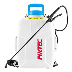 Сельскохозяйственный насос FIXTEC с питанием от аккумулятора 12 л, рюкзак для химических удобрений, портативный Перезаряжаемый Электрический рюкзак-распылитель
