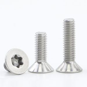 50 pçs/saco M1.4 M1.6 M2 M2.5 M3 M4 M5 M6 M8 Aço Inoxidável 304 Cabeça Chata Torx Máquina Parafuso CSK Cabeça Seis Lobe Estrela Parafuso - Product Image 2