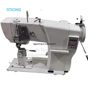 Machine à coudre pour la couture des bordures de semelles latérales de chaussures en cuir Interlock - Product Image 1