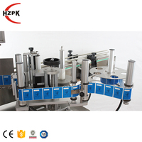 Étiqueteuse HZPK Étiqueteuse automatique d'étiquettes autocollantes pour bouteilles en PET pour bocaux