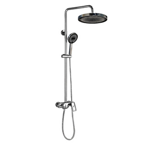 <b>Shower</b> Head Set Round Top Spray Rain Infused Pressurization Dual <b>Control</b> Cooling Heating Corrosion Prevention Bathroom Hardware - Product Image 4