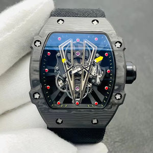 Présentons la montre-bracelet tourbillon la plus légère de 43,5 grammes avec un design à pont creux. Une montre haut de gamme. - Product Image 1