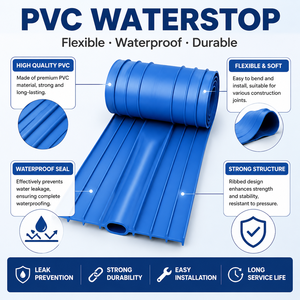 สายรัดป้องกันการรั่วซึม PVC ความแข็งแรงสูง เป็นมิตรกับสิ่งแวดล้อม สำหรับกั้นน้ำในงานก่อสร้าง ถังเก็บน้ำ โซลูชั่นครบวงจร - Product Image 3