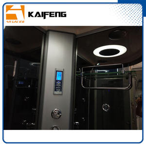 Slimme moderne glazen douchecabine GT0532R, stoomcabine voor één persoon, 3kW touchscreen stoomgenerator & opklapbare zitting - Product Image 4