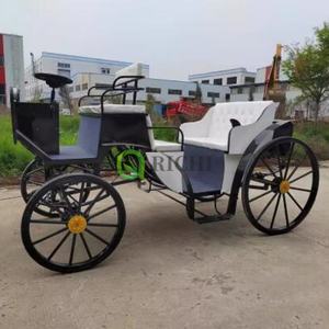 Chariot touristique romantique électrique/tiré par des chevaux accessoires de décoration de mariage ornés pour la <span class=keywords><strong>destination</strong></span> de lune de miel de mariage - Product Image 1