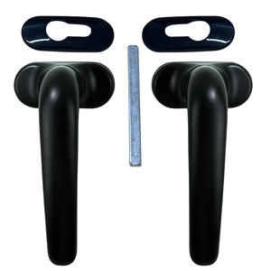 Accessoires de poignée de fenêtre intérieure coulissante en alliage d'aluminium noir incliner et tourner les poignées de fenêtre Upvc - Product Image 2