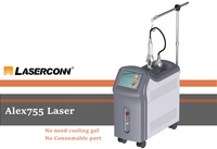 2025 755 équipement d'épilation au laser Alexandrite pour la peau d'épilation à domicile