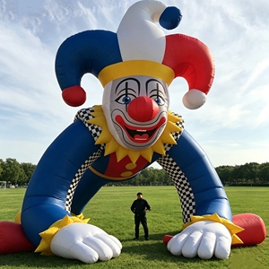 Arco Inflable Colorido de Payaso <span class=keywords><strong>para</strong></span> Entrada de Fiesta, Arco de Bienvenida <span class=keywords><strong>para</strong></span> Carnaval - Product Image 3