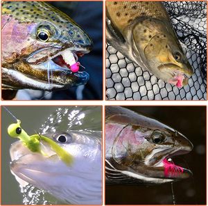 Anzuelos de pesca con mosca de 0.9g, 1.75g, 3.5g, anzuelos de plumas de marabú y chenilla, cabezas de jig para pesca en hielo de crappie, señuelos de pesca con cola de gallo - Product Image 5