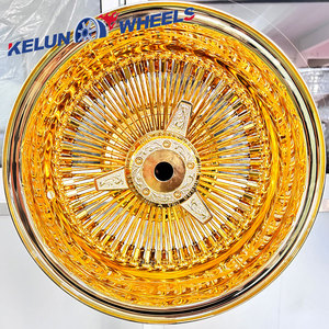 Jantes de <span class=keywords><strong>13</strong></span> <span class=keywords><strong>pouces</strong></span> 14*7 15*7 Carve Knock off Roues à rayons dorées Roues à rayons - Product Image 2