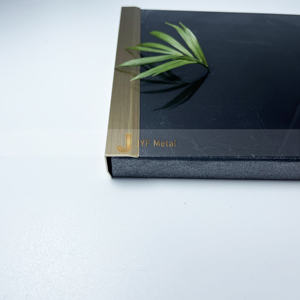 เส้นตกแต่งรูปตัว L สแตนเลสสี PVD รุ่น EX595 สำหรับโครงการออกแบบตกแต่งภายในสุดหรู - Product Image 6