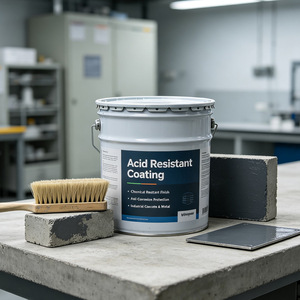 Revestimiento de viniléster con escamas de vidrio Hsea Ve 742, pintura para hormigón, revestimiento epóxico industrial resistente a ácidos para acero - Product Image 2