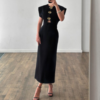 Robes Décontractées Élégantes pour Femme – Nouvelle Collection Été 2026 – Robe Noire Chic à Découpes
