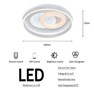 Bắc Âu đèn cho Nhà trần thiết kế tối giản trong nhà trang trí Hiện Đại Đồ đạc Acrylic Đèn chùm dẫn đèn trần - Product Image 4