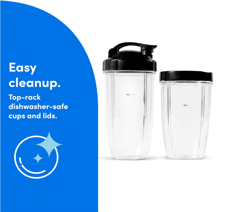 Portable Blender 24oz Vessel Personal Blender-for Shakes & Smoothies BPA Free Leakproof-Lid & Sip Spout USB-C Rechargeable Black · image 5