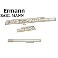 Activity-[Flute] Elman Earl Mann Professional Silver Plated White Copper C-tune 16-hole Open Flute with High-grade Bags