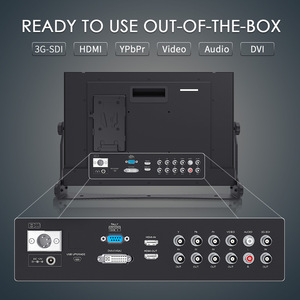 Moniteur Full HD SEETEC P133-9HSD avec deux entrées 3G-SDI, vidéo composite AV, solution de studio portable, service de logo personnalisé - Product Image 5