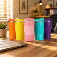 Mug à café isotherme portable en acier inoxydable de 350 ml, maintien au chaud de 6 à 12 heures, léger et réutilisable