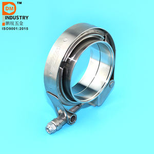 Комплект зажимов с V-образным ремешком 2,5 дюйма и 2 фланцевых комплекта для выхлопных труб Turbo - Product Image 3