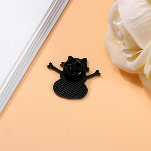 Phim Hoạt Hình Dễ Thương Động Vật Và Người Tuyết Hình Dạng Trâm Ve Áo Pins Tùy Chỉnh Phụ Kiện Phù Hiệu Trắng Hợp Kim Cứng Mềm Men <span class=keywords><strong>Pin</strong></span> Tuyết Mèo - Product Image 3