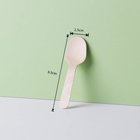 Cuillère à crème glacée en bois de différentes tailles pour vos gobelets en papier