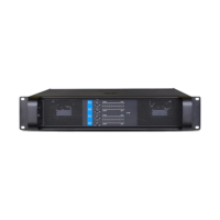Amplificateur de puissance 4 canaux, un système audio professionnel 4*800W, adapté aux fêtes en intérieur/extérieur et aux concerts de rock.