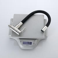 Robinet de cuisine couleur noire robinet évier cuisine en acier inoxydable 304 tuyau universel de haute qualité