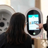 Analizador de Piel Inteligente con IA Multilingüe Personalizado de Fábrica Profesional con Simulación de Envejecimiento para Salón de Belleza y Uso Doméstico