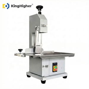 Scie à <span class=keywords><strong>viande</strong></span> et à os semi-automatique électrique commerciale en acier inoxydable, de table, pour boucher, pour poisson congelé - Product Image 2