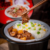 Chinese Cuisine Braised Beef Self-heating Fast Rice Instant Food Self Heating Rice Meal