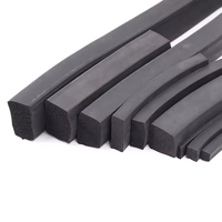 Bande d'étanchéité en caoutchouc éponge EPDM, mousse à cellules fermées, auto-adhésive, pour portes et fenêtres