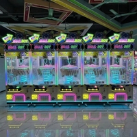 Machine de jeu de pêche à la grue de luxe à monnayeur avec accepteur de billets et fonction de préhension de cadeaux en anglais et en espagnol