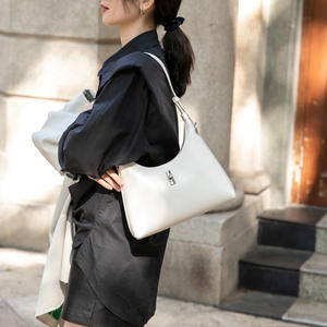 Nouveau Sac Bandoulière et Sac à Épaule au Design Original avec Fermeture Éclair, Motif Bonbon, en Cuir Véritable, Style Rétro - Product Image 6