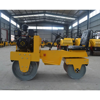 Compacteur routier vibrant à double tambour QIYUN Machinery, prix abordable, 1, 2, 3 et 4 tonnes, avec moteur