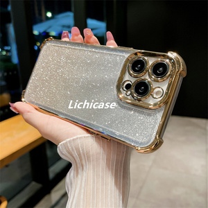 Lichicase Flexible bouton-poussoir souple <span class=keywords><strong>coque</strong></span> de Protection de lentille en TPU pour Infinix Hot 60 60i étui dégradé - Product Image 6