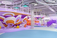 Red de Juego Grande de Cuerda Arcoíris para Interiores, Laberinto de Juegos Infantiles, Equipo de Juego Grande para Niños para Área de Juegos