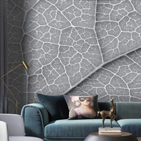 Papier peint personnalisé 3D pour salon, chambre, hôtel, décoration murale, impression d'art déco naturel, papier peint mural