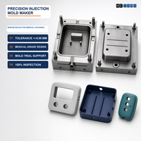 Moule d'injection monobloc pour boîtiers médicaux : outillage, moulage, finition et assemblage