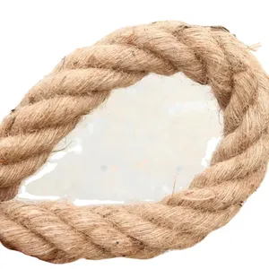 high quality good price 18mm wholesale braided 4 strands twine jute hemp rope