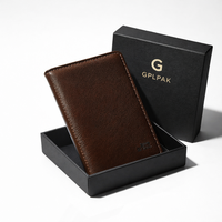 Boîte à tiroir en papier de luxe pour portefeuille, impression personnalisée, boîte cadeau en papier biodégradable, emballage unique, boîte à tiroir en papier cadeau