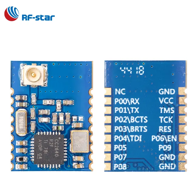 RF 스타 CC2640 시리즈 블루투스 LE 송신기 및 수신기 모듈 CC2640R2F IoT 모듈 지원 BT5/4.2 UART 프로토콜