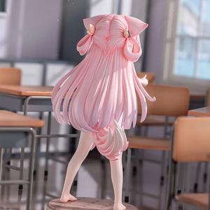 Figura de PVC de Chica con Orejas de Gato en Traje de Baño, Estilo Lolita Shoujo Dream Sakura, Decoración de Escritorio - Product Image 4